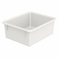 Jonti-Craft 8074JC 13 1/2'' x 11'' x 5 1/4'' White Plastic Tub for Tub Units 5318074